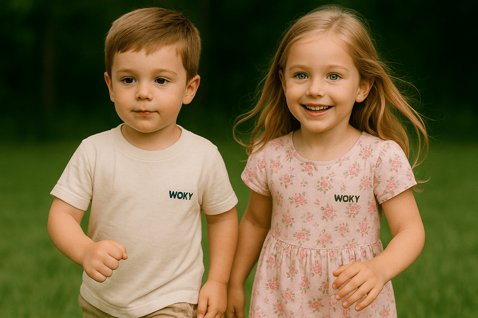 Niños con ropa Woky Kids